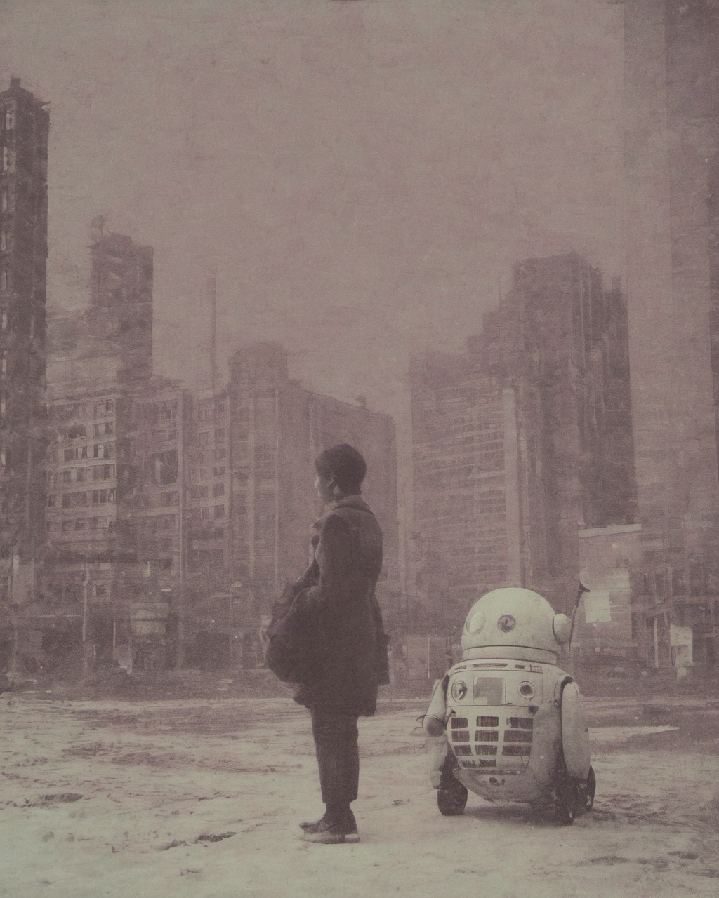 She has kept the robot.