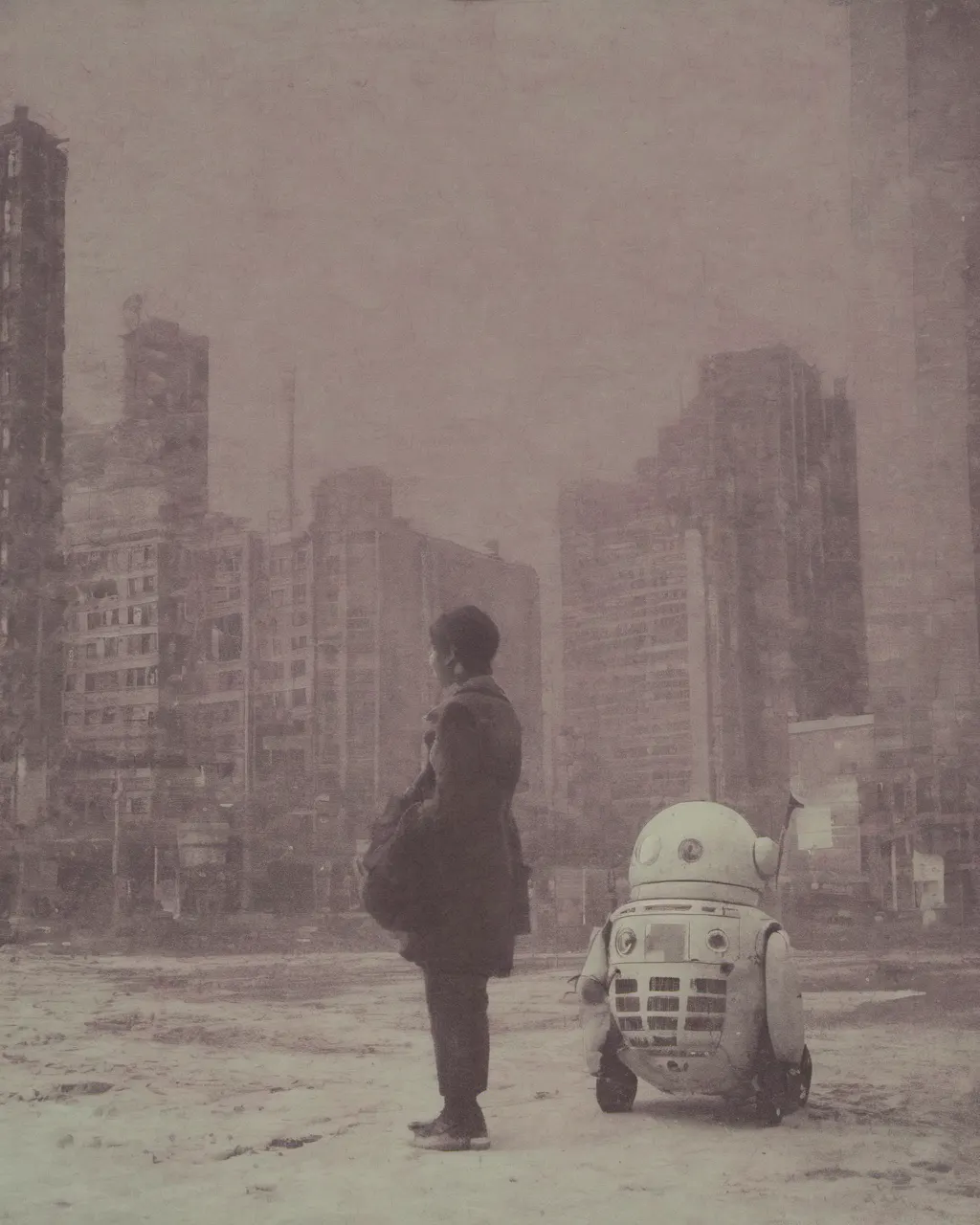 She has kept the robot.