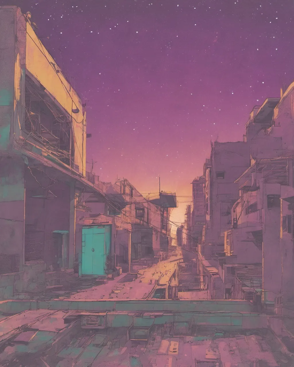 Rooftops.