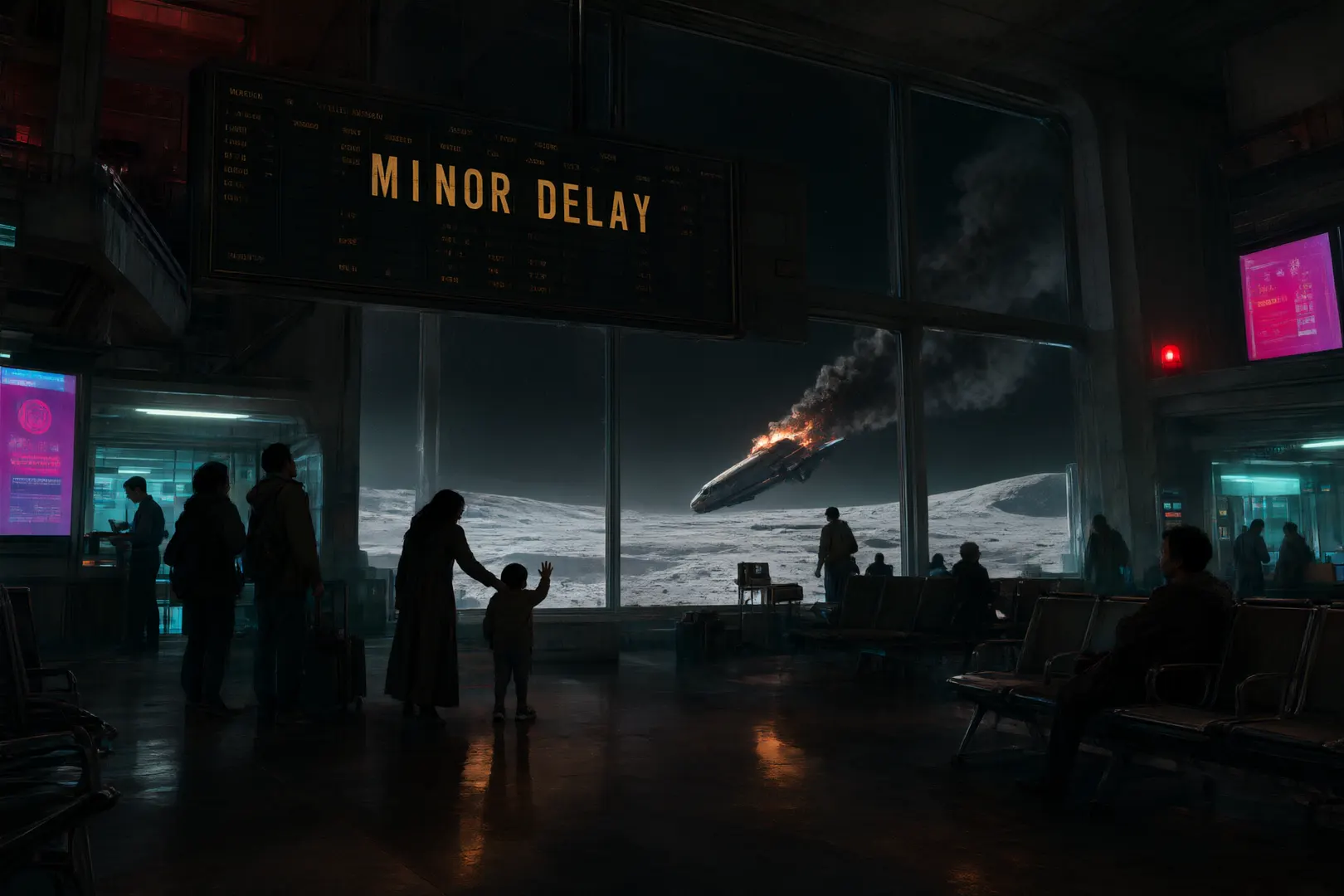 Postcard #03: The Moon Is Closed Tonight